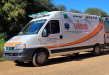 Se produjo un grave choque entre moto y camioneta