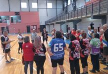 Jornada de newcom en los II juegos uruguayenses de adultos mayores