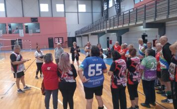 Jornada de newcom en los II juegos uruguayenses de adultos mayores