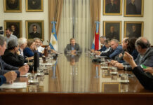 Frigerio encabezó una nueva reunión de gabinete con eje en la seguridad y la salud pública
