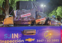 Procedimiento conjunto en acceso a San José culminó con el decomiso de mercadería