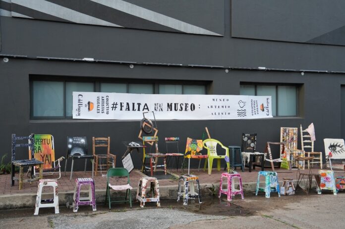Falta un Museo intervención artística Ex Central Caseros
