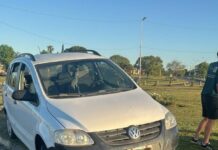 Iba alcoholizado y terminó arriba de la rotonda del Monumento Urquiza