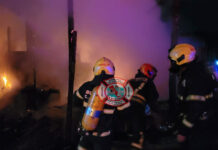 Incendio destruyó una vivienda precaria en 27 del Oeste Sur