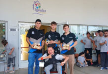 Entregaron silla postural hecha en la EET Nº 3