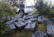 Uruguay. Incautaron mercadería abandonada en la zona de playa Las Cavas