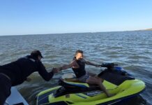 Rescate de un naufrago argentino en aguas uruguayas