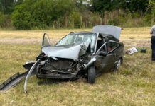 Chocó contra una columna en el acceso a Gualeguaychú: estaba alcoholizado y tenía el seguro vencido
