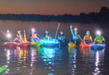 Primera remada autoconvocada nocturna de kayakistas y remeros: “Remada por una navegación más segura”