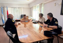 Villa Elisa recibió la visita del nuevo Jefe de la Policía Departamental