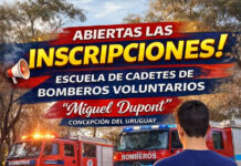 Bomberos Voluntarios de Concepción del Uruguay: Abren las inscripciones para la Escuela de Cadetes