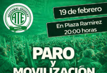 Paro para este jueves