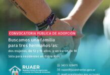 Sigue vigente la búsqueda de una familia adoptiva para tres hermanos