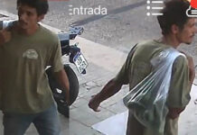 Impresentable: Dio vueltas, miró a todos lados y cuando se sintió seguro, robó