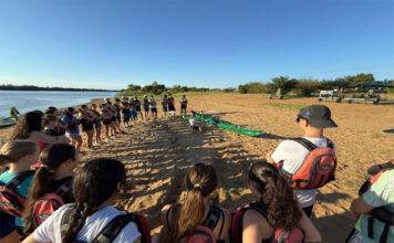 Arrancó la temporada 2026 de Kayak para Escuelas en el Parque Provincial Islas y Canales Verdes