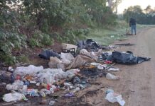 Se retomó la limpieza de minibasurales luego de la lluvia