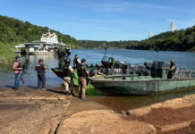 Puerto Iguazú: Prefectura secuestró mercadería de contrabando tras un intenso tiroteo