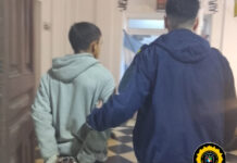 Violencia de género en la madrugada: detuvieron a un hombre que atacó a su expareja y portaba un arma blanca