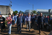 Frigerio recorrió zonas de operativos contra el narcotráfico en Concordia y dialogó con vecinos