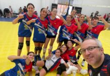 Rivadavia brilló en el vóley provincial