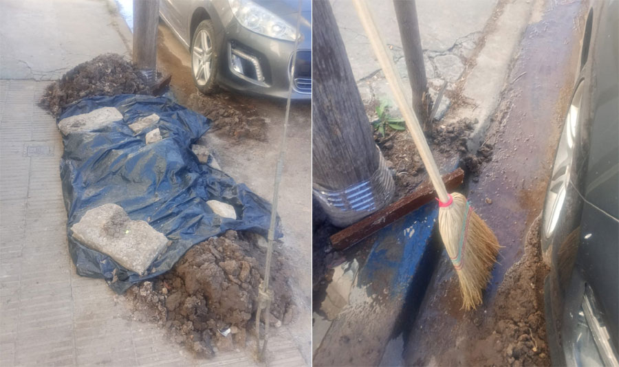 Reclaman por una pérdida de agua potable