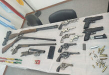 La Policía incautó armas y droga en Villaguay