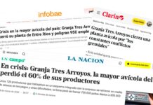 Cómo reflejan los medios nacionales la crisis de Granja Tres Arroyos