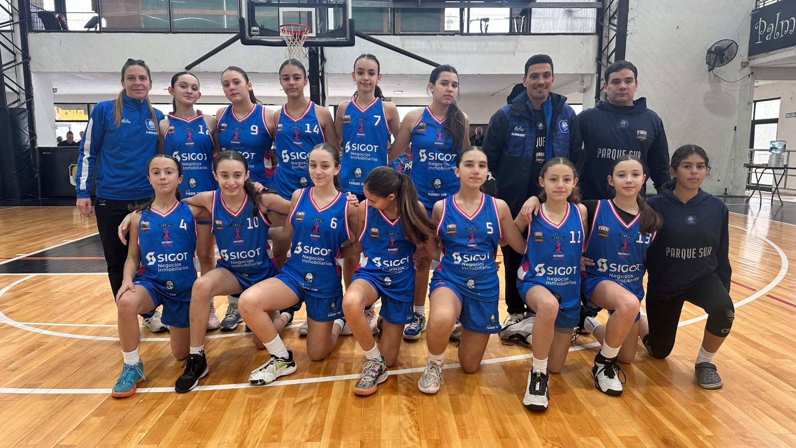 La sub 13 de Parque será local en la Copa de Oro