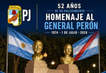 Homenaje a Juan D. Perón