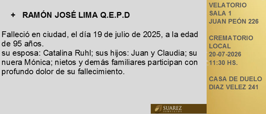 RAMON JOSE LIMA QEPD