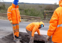 Siguen los trabajos sobre el corredor de rutas 12 y 143
