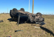 Urdinarrain: un joven sufrió lesiones leves tras un vuelco en Ruta Provincial Nº 20