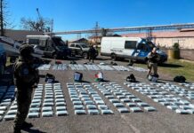 Prefectura secuestró casi 500 kilos de cocaína y detuvo a cinco personas