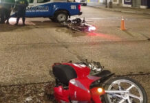 Concordia: Dos motociclistas terminaron en el Hospital Masvernat tras chocar en una esquina