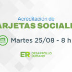 Este martes se acreditan los fondos de las tarjetas sociales