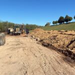 Se refuerza la protección en el terraplén de la Defensa Sur