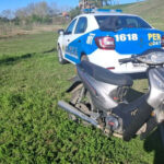 Concepción del Uruguay: Hallan oculta entre la vegetación de la Defensa Sur una moto robada de un complejo de departamentos