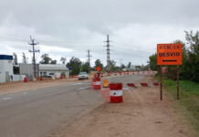 Avanzab las obras del acceso: Habrá desvíos provisorios y tránsito asistido en el Acceso Norte por obras de la empresa Pietroboni