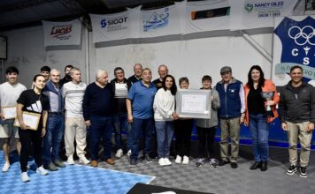 Club Sarmiento avanza con la obra de su cancha de raffa volo